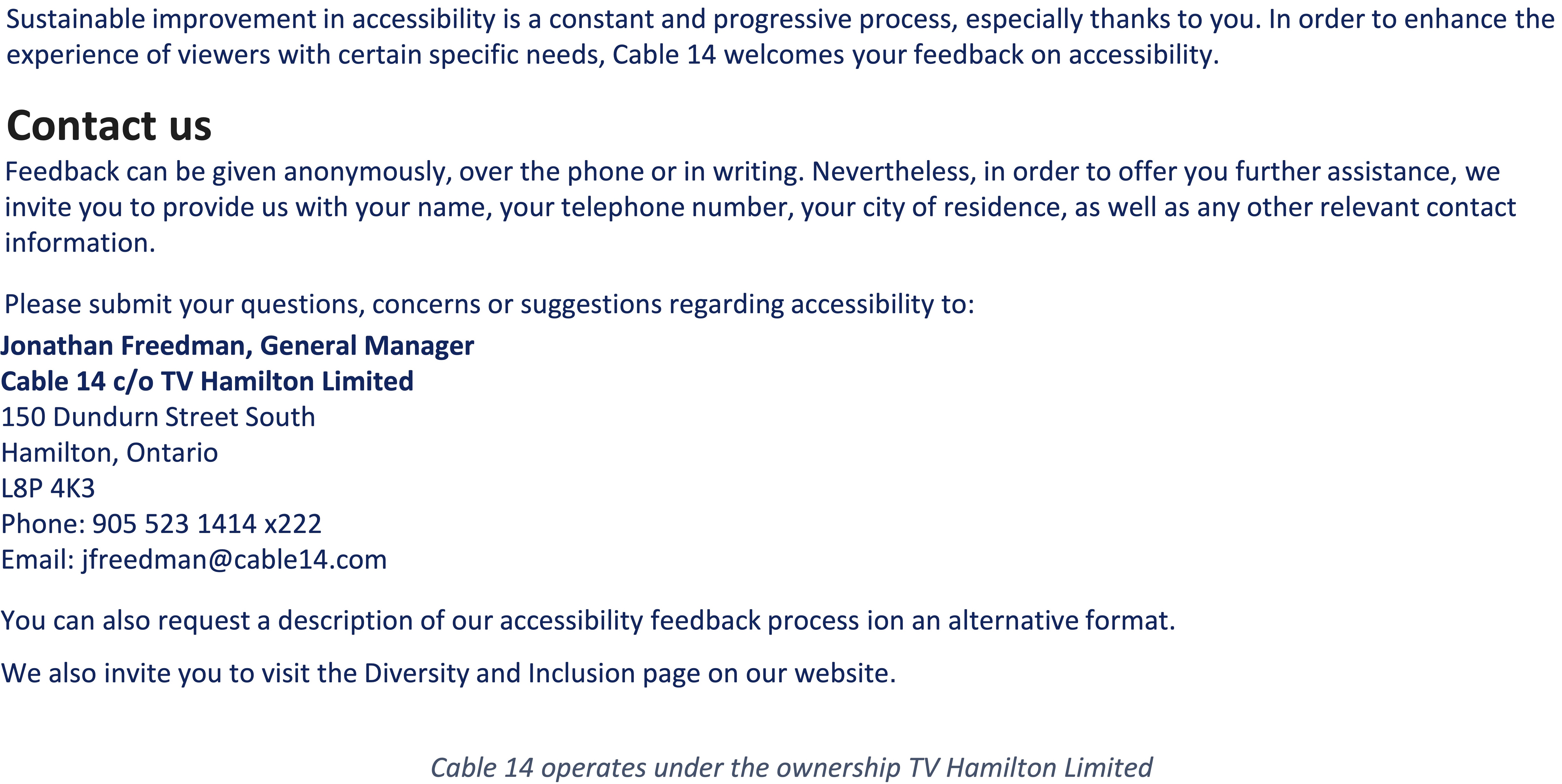 accessibility